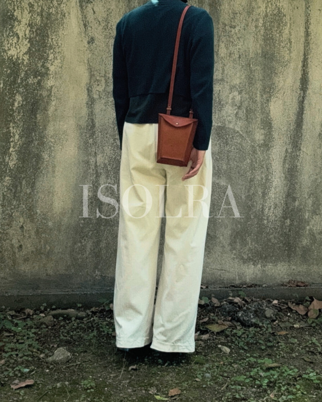 Dune Arc, leather bag, accessories, vegetable tanned leather